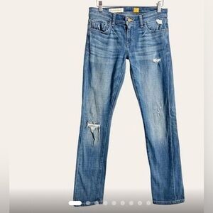 Pilcro (Anthropologie) midrise straight jeans. Size 26